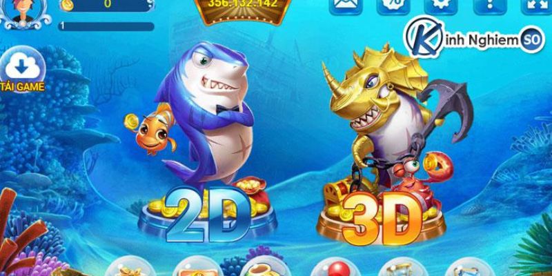 Cách tải game bắn cá 5D đổi thưởng về điện thoại